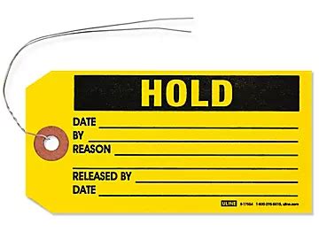 ULINE Search Results: Hold Tags