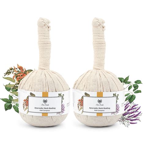 Seer Secrets 100% Natural Ayurvedic Herbal Manual Massager Potli, Pain ...