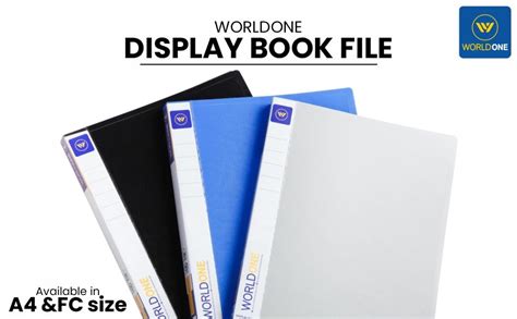 Worldone A4 Size | Presentation Display Book File | Made of 1 mm Virgin ...