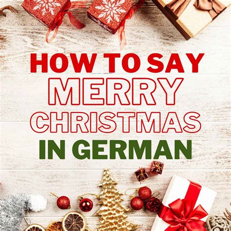 Merry Christmas In Germany 17 German Christmas Traditions