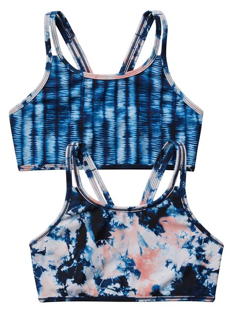 Athleta Girl Reversible Festival Tie Dye Bikini Top multi - 799148002