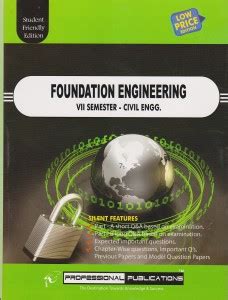 Foundation Engineering B.E. VII Semester - Civil ENGG: Buy Foundation ...