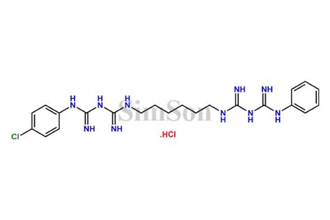 Chlorhexidine Diacetate Impurity M Hydrochloride | CAS No- NA | Simson ...