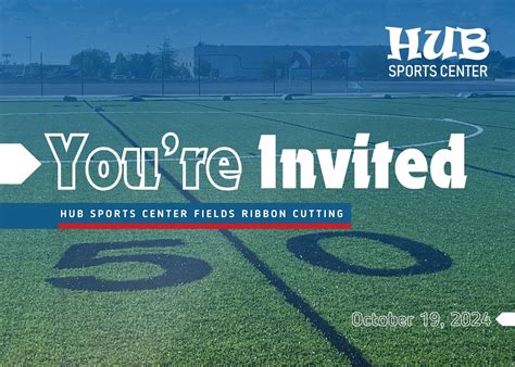 HUB Sports Center Fields - Ribbon Cutting | Hub Sports Center