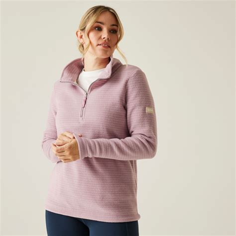 Women's Solenne II Half Zip Fleece | Lilas | Durable & Comfortable For ...