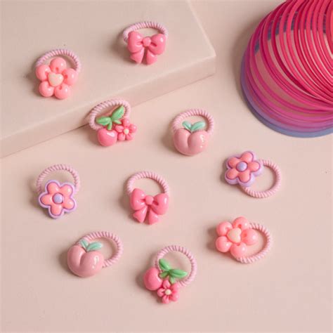 Bow & Blossom Rubberbands - Pack of 10 – Kicks & Crawl