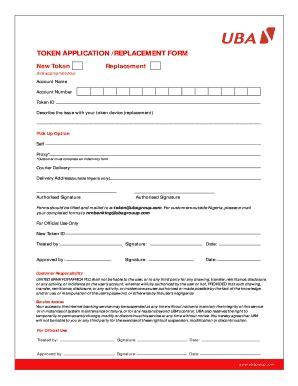 Uba Form - Fill and Sign Printable Template Online