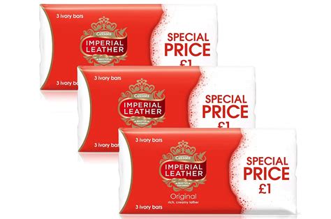 Buy 9 x CUSSONS IMPERIAL LEATHER ORIGINAL SOAP BAR 100g - 3 MULTIPACK 3 ...