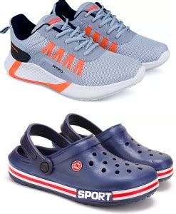 Pennen Pennen Sport Shoe LaceUp and Flip-FLop Multicolour Shoes For Men ...