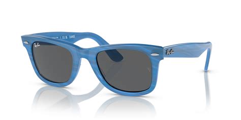 Ray-Ban RB2140 Original Wayfarer Change L (50 - 22) with Grey lenses ...