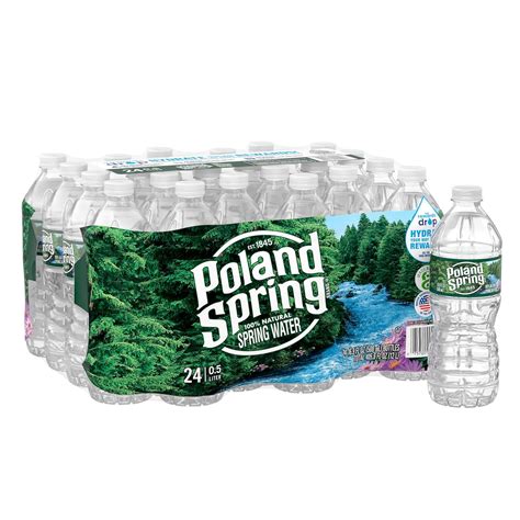 Amazon.com: Poland Spring Maine Spring Water Bottles, 24 Pack – Crisp ...