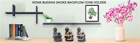 Shri Shyama Meditation Back-Flow Buddha red/Buddha Decorative Incense ...