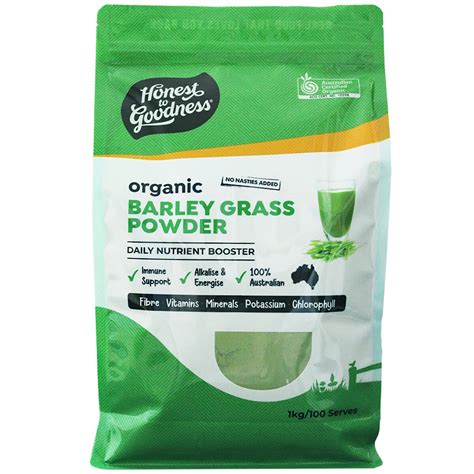 Honest To Goodness Organic Australian Barley Grass Powder...