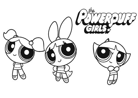 Print Powerpuff Girls Coloring Pages