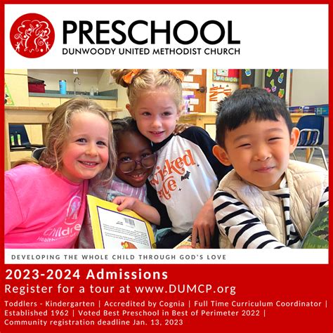 Calendar – Dunwoody United Methodist Preschool