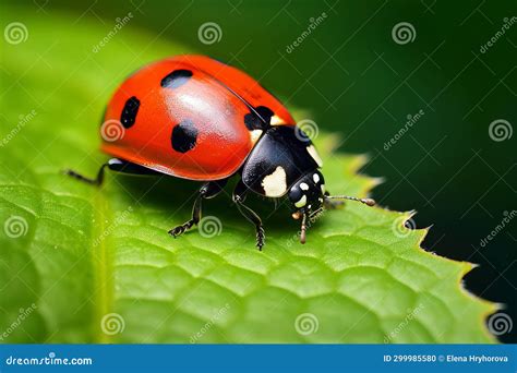 Natural Predatos Ladybug in Action, Diverse Ecosystem with Focus on the Coexistence of Crops ...