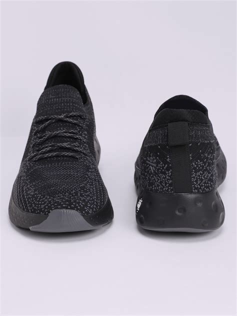 Buy cult EZ+ Cushn Men's Walking Shoes - Black/Grey Online in India ...