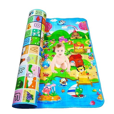 Divik BPA Free Non Slip Reversible Giraffe Rabbit Lion Monkey Alphabet ...