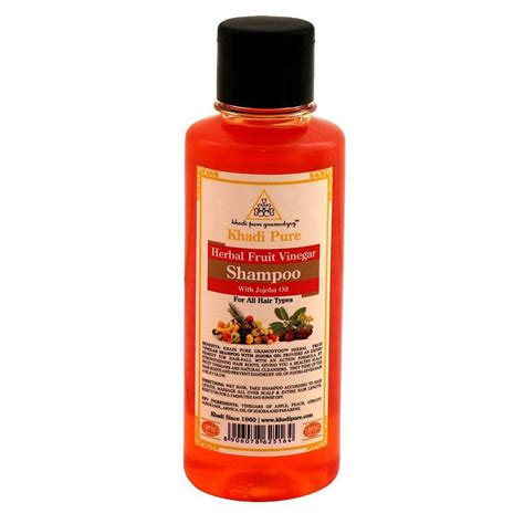 Buy Khadi Fruit Vinegars Herbal Shampoo, 210 ml | 19 Minutes Delivery ...