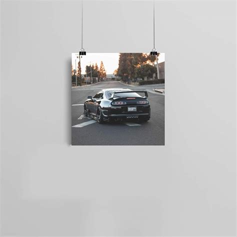 YTCH JDM Car Supra Mk4 Canvas Art Poster - Modern India | Ubuy