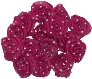 ASIAN HOBBY CRAFTS Pink Rose Artificial Flower Price in India - Buy ...