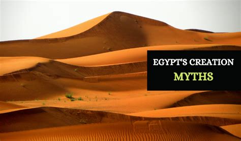 The Four Main Egyptian Creation Myths - Symbol Sage