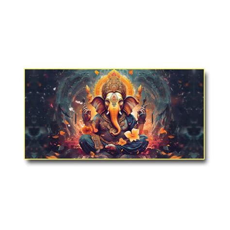 Buy Ganesh Canvas Wall Art & Canvas Paintings - Punam Metalcrafts