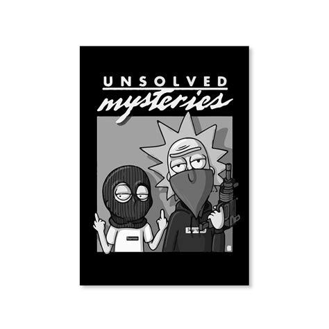 Buy Rick and Morty Poster - Unsolved Mysteries at Rs. 50 OFF 🤑 – The ...