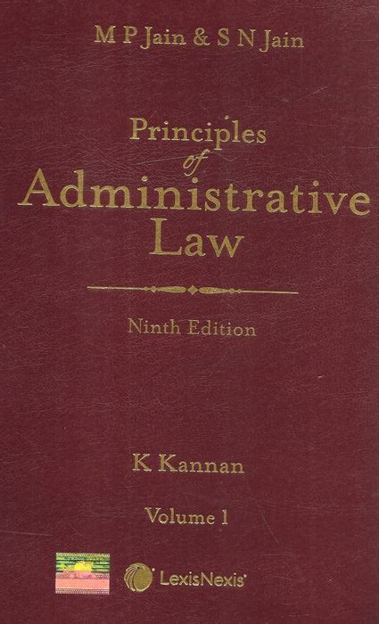 Principles of Administrative Law by M P Jain and S P Jain – M&J ...