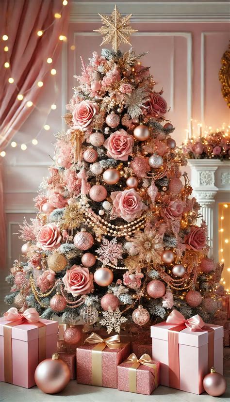 17+ Stunning Pink Christmas Tree Decorations Ideas 🎄💖 | Pink christmas ...
