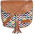 Sakwoods Women Printed Canvas Multicolor Sling Bag : Amazon.in: Fashion