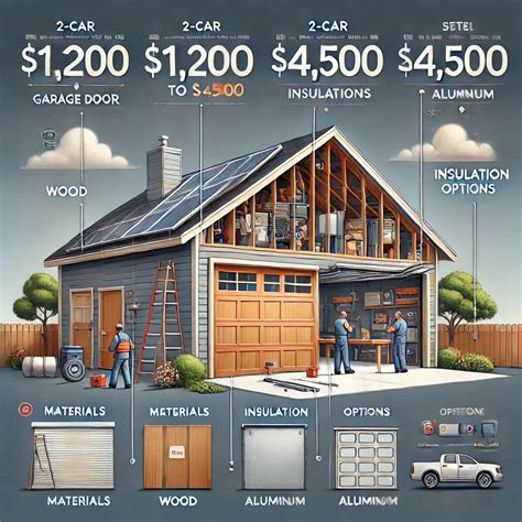 2 Car garage door replacement cost