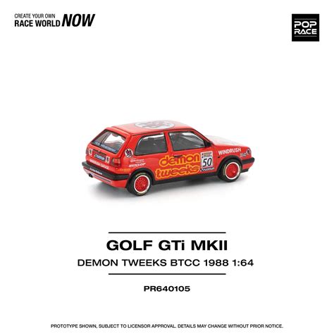 Pop Race - Golf GTI MKII Tweeks BTCC 1988 - 1:64 - Diecast Model ...