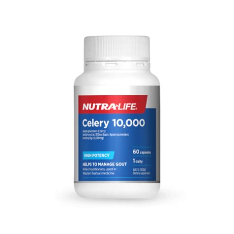 Nutralife Celery 10,000 60 Capsules - Betahealth