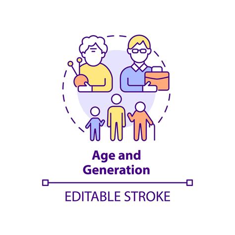 Agify Age Prediction Background Vector Art Vector Art