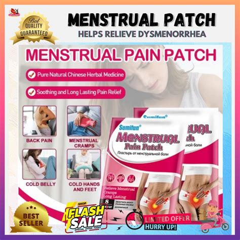 8PCS Menstrual Cramp Patch Hot Compress Body Warmer Self Heating ...
