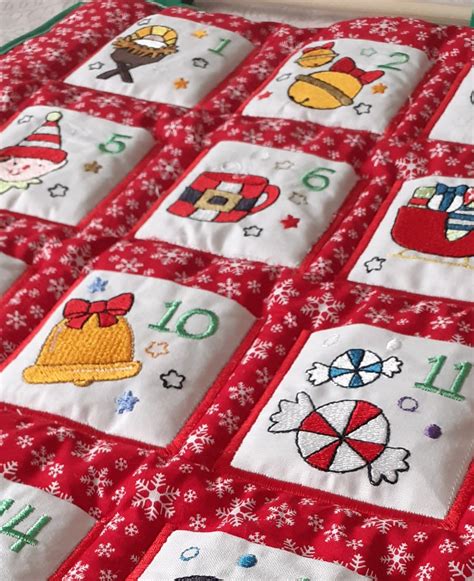 Embroidered Advent Calendar