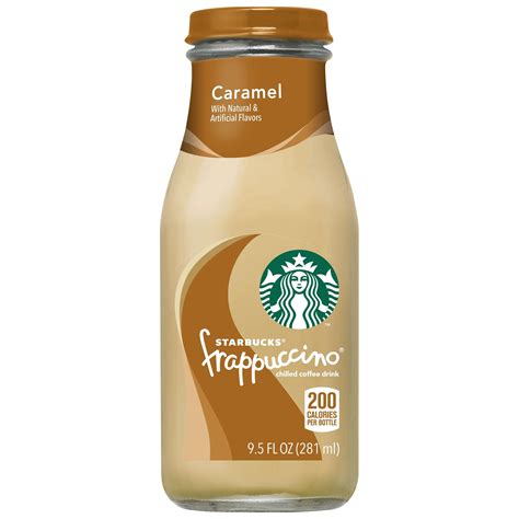 Buy Starbucks Frappuccino Caramel Iced Coffee, 9.5 oz, 4 Pack Bottles ...