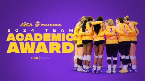 Volleyball Earns 10th USMC/AVCA Team Academic Award - LSU
