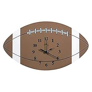 Trend Lab Football Wall Clock : Amazon.in: Home & Kitchen