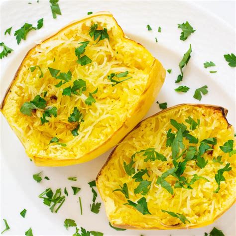 Roasted Spaghetti Squash With Herbs