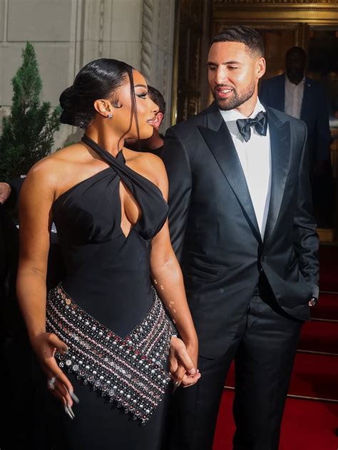 Fashion Bomb Couple: Megan Thee Stallion Stuns in Off-White Gown with ...