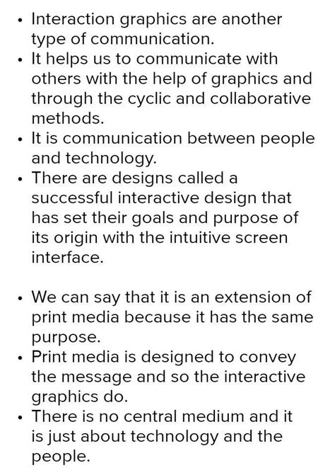 Interaction design is an extension of the print media. Write your views ...