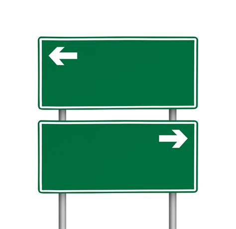 Blank road sign or traffic sign. transparent background 27778664 PNG