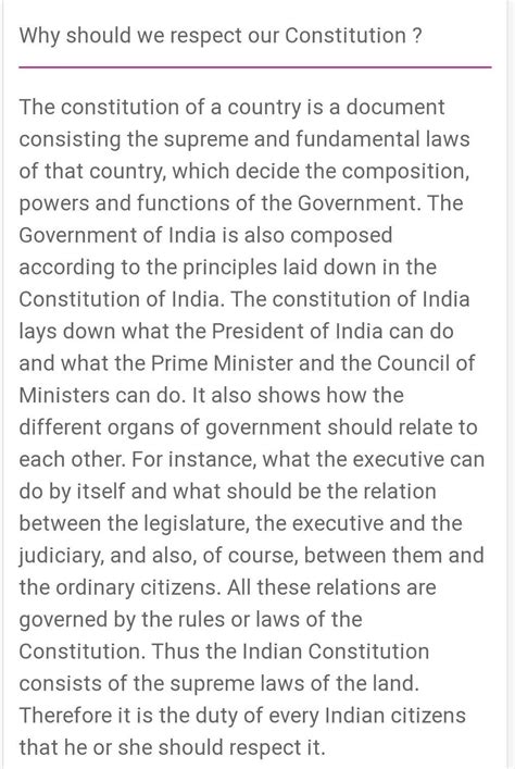 How to respect our Indian constitution?(no spam please, or any wrong ...