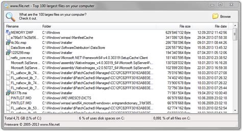 Image result for Large File Finder Freeware