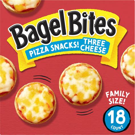 Bagel Bites Three Cheese Pizza Snacks Family Size | Fig App