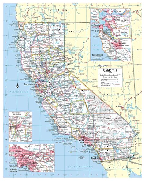 Mapa De California India - map of california reservations