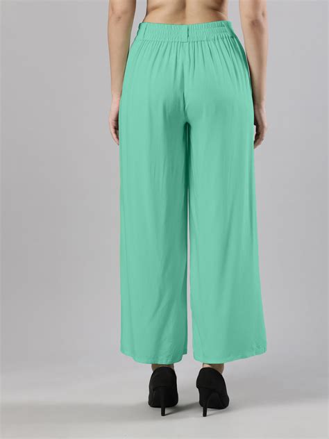 Femmora Women’s Pleated Palazzo - Everyday Comfort
