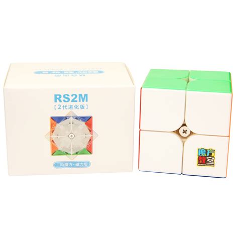 Buy CuberShop Moyu RS2M 2022 Evolution 2x2 Magnetic Speed Cube, RS2M ...